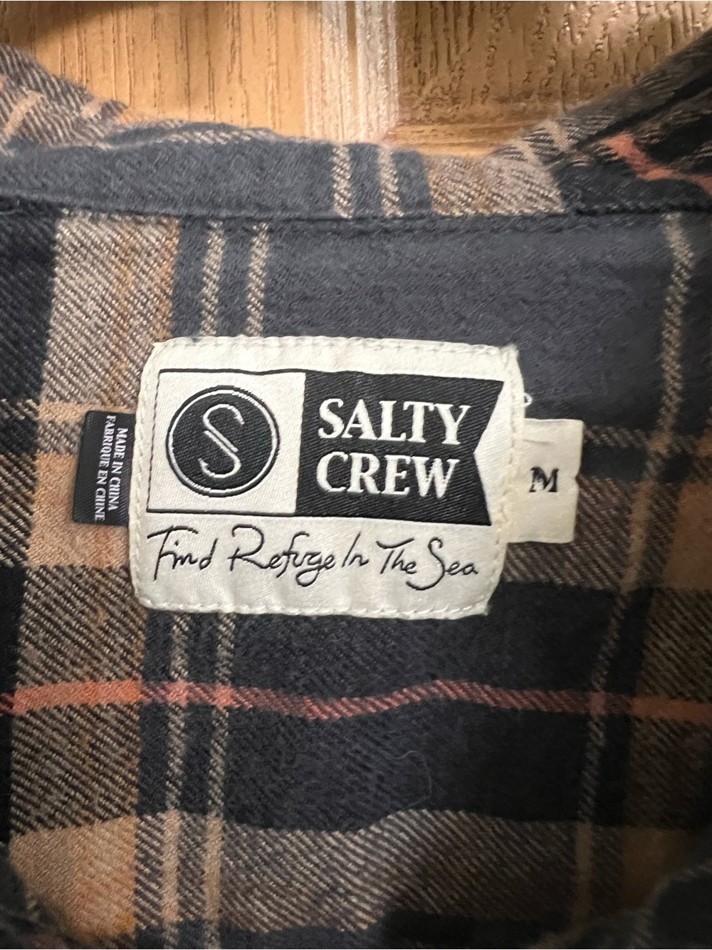Long Sleeve Plaid Cooped Flannel - Picture 3 of 5